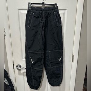 Nike Black Joggers with White Accents